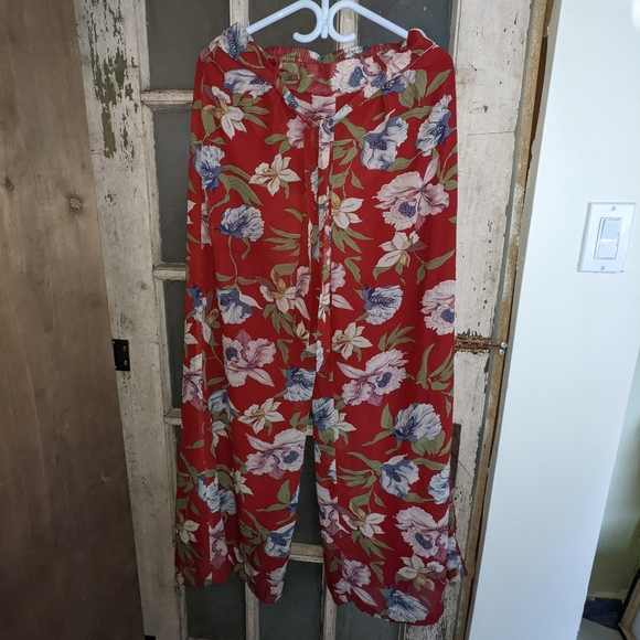 Revamped Floral Pants - Picture 1 of 4